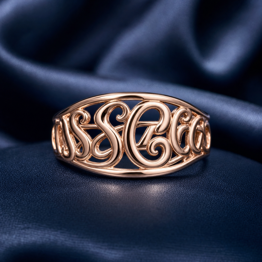 100% Silk Scarf & Ring Set <Garden of Memory 1906>