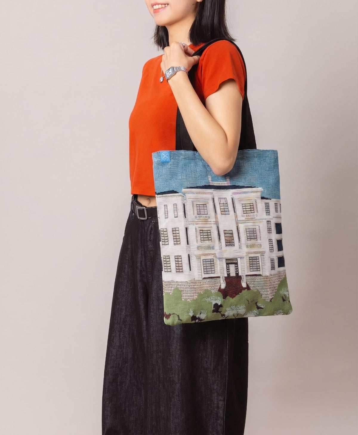 Pair Pair Full x SSGC Collaboration Woven Jacquard Tote Bag